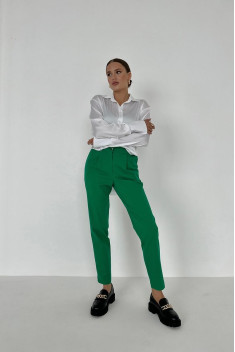 Женские брюки THE.WOMAN 0076 зеленый