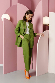 Женские брюки VIZANTI 9241 зеленый