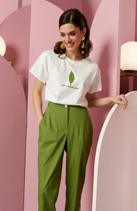 Женские брюки VIZANTI 9241 зеленый