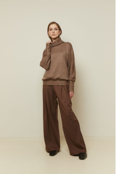 Женские брюки Elema 3К-12772-1-164 коричневый