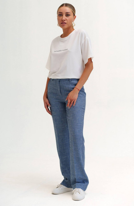 Женские брюки Ivera 2035L серый, голубой