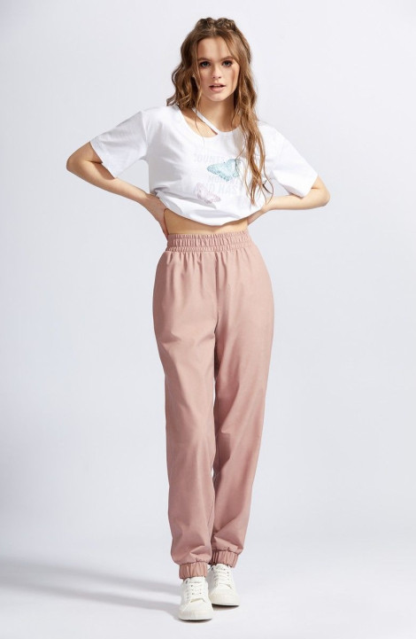 Женские брюки Rami 4130 розовый