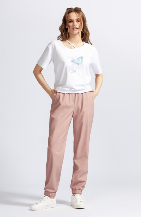 Женские брюки Rami 4130 розовый