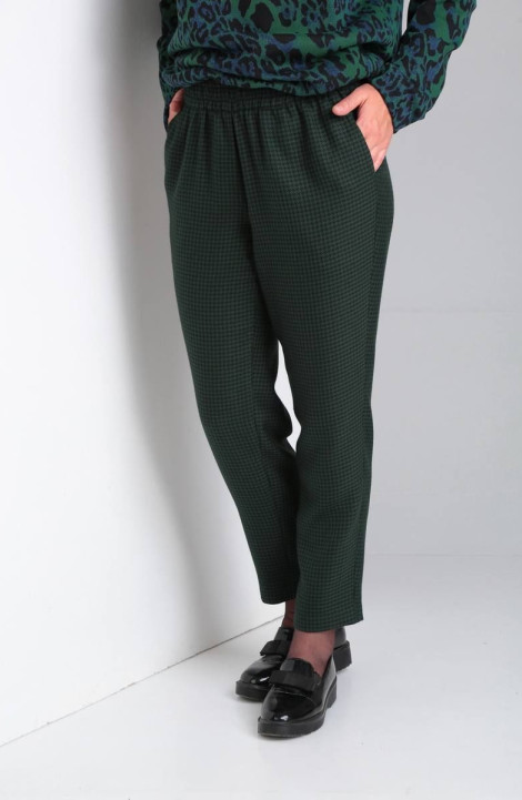 Женские брюки Ma Vie М-640-2 сине-зеленая_лапка