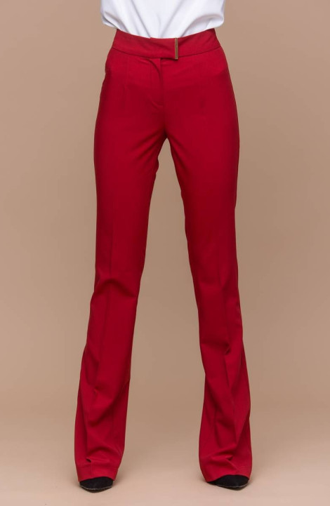 Женские брюки Domna 12094 темно-красный(164)