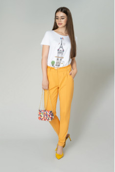 Женские брюки Elema 3К-10191-1-164 оранжевый