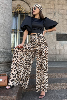 Женские брюки ENZA 304 леопард
