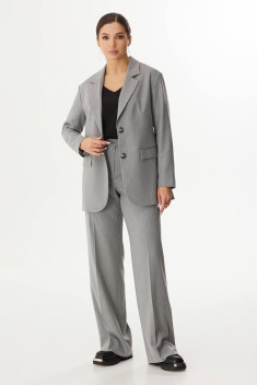 Женские брюки Elady 4304 светло-серый,полоска
