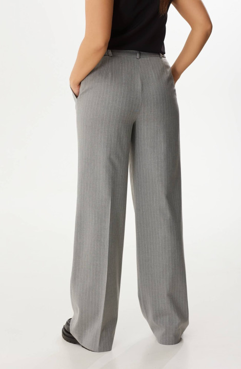 Женские брюки Elady 4304 светло-серый,полоска