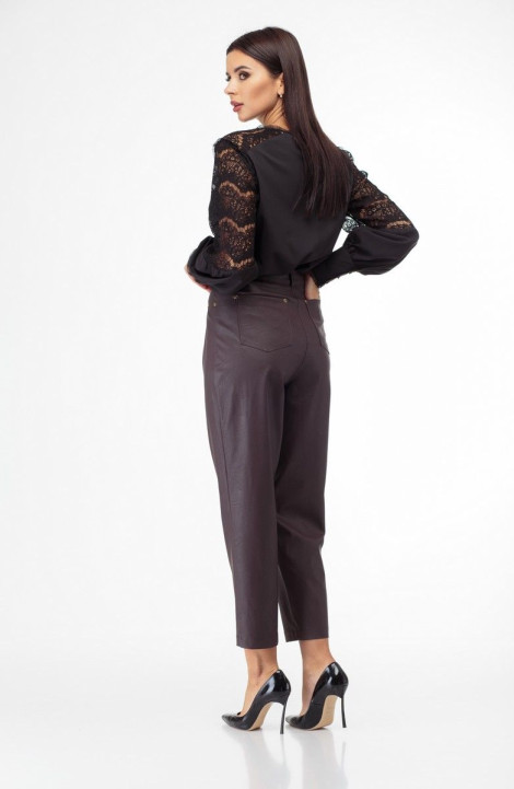 Женские брюки Anelli 903 коричневый