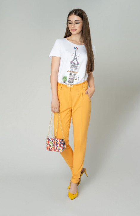 Женские брюки Elema 3К-10191-1-170 оранжевый