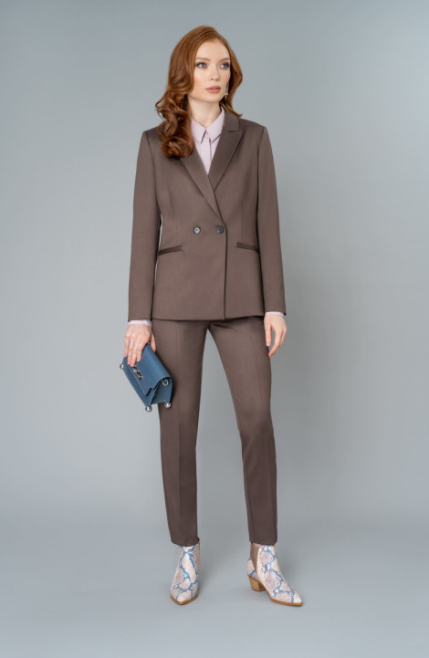 Женские брюки Elema 3К-10330-1-170 коричневый