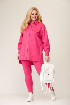 женские леггинсы Avenue Fashion 0205 розовый