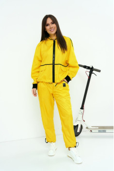 Женский комплект с курткой Магия моды 2217 желтый