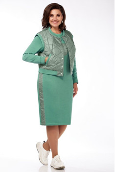 Женский комплект с верхней одеждой БагираАнТа 895 зеленый