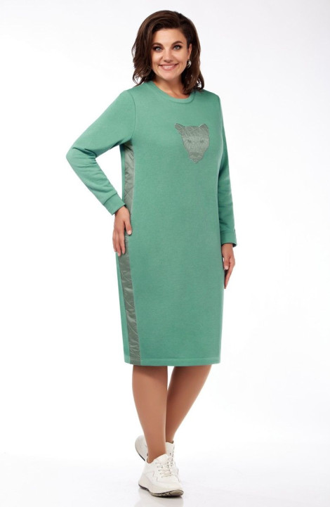 Женский комплект с верхней одеждой БагираАнТа 895 зеленый