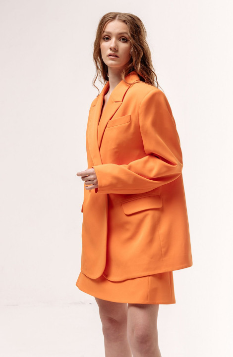 Юбочный костюм FLAIM 1061 оранжевый