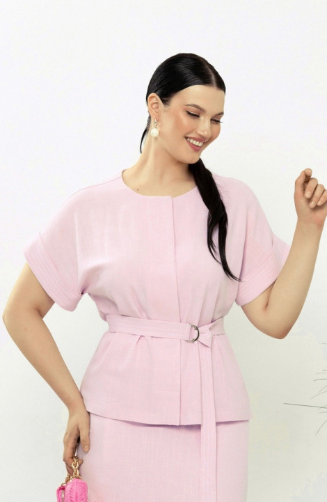 Юбочный костюм Lissana 4893 лавандово-розовый