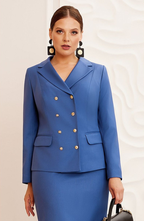Юбочный костюм Lissana 4801 синий