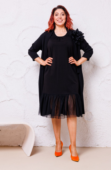 Комплект с платьем Mubliz 150 черный