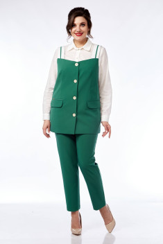 Комплект брючный SVT-fashion 591 зеленый