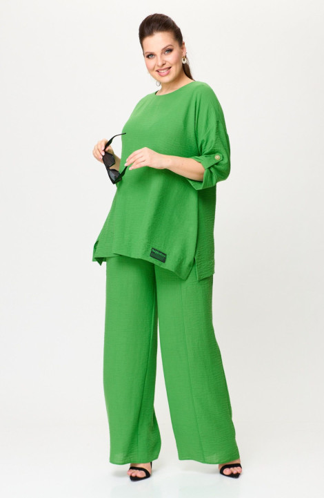 Комплект брючный Anastasia 1102 ярко-зеленый
