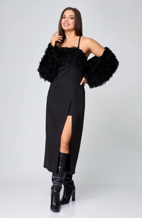 Комплект с платьем Karina deLux M-1191 черный