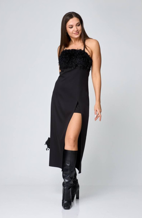 Комплект с платьем Karina deLux M-1191 черный