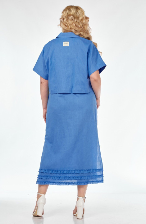 Комплект с платьем Диомант 1964 голубой