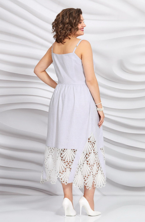 Комплект с платьем Mira Fashion 5422 серый