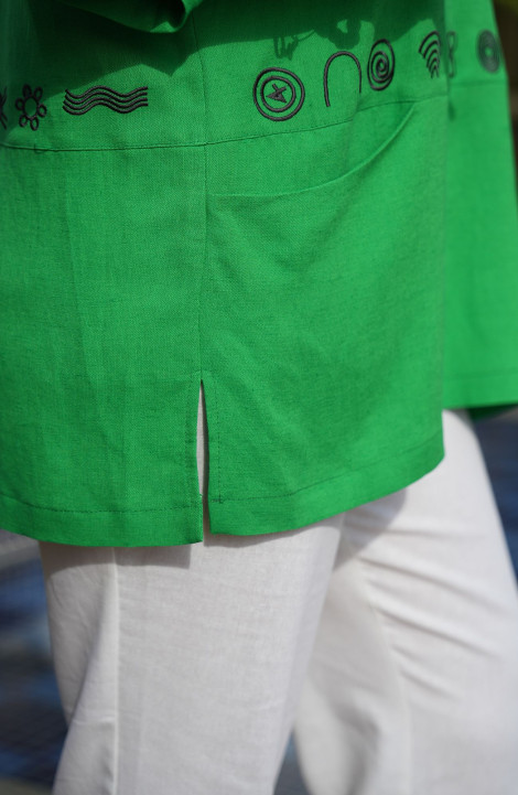Комплект брючный Vittoria Queen 20553 зеленый-белый