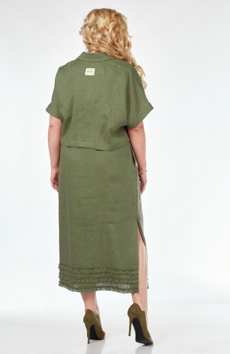 Комплект с платьем Диомант 1964 хаки