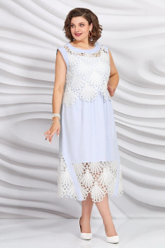 Комплект с платьем Mira Fashion 5422-2 голубой