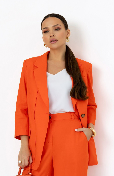 Брючный костюм Lissana 4885 оранжевый