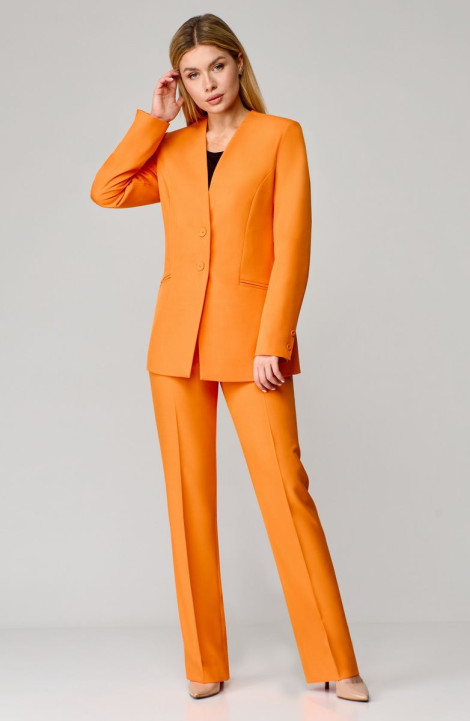 Брючный костюм Мишель стиль 1127 апельсиновый