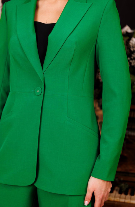 Брючный костюм Мода Юрс 2843 ярко-зеленый