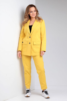 Брючный костюм Liona Style 894 желтый