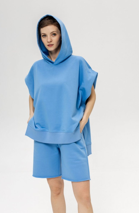 Женский комплект с шортами Twok 403225 голубой
