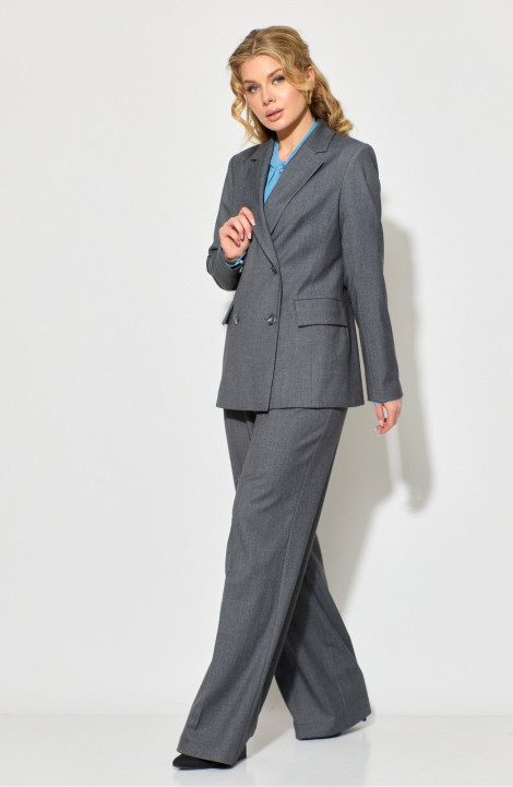 Брючный костюм Chumakova Fashion 117 серый