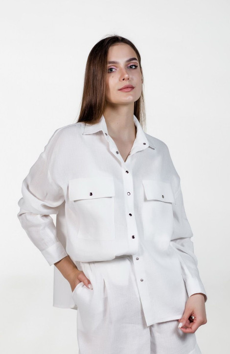 Женский комплект с шортами Atelero 1026 белый