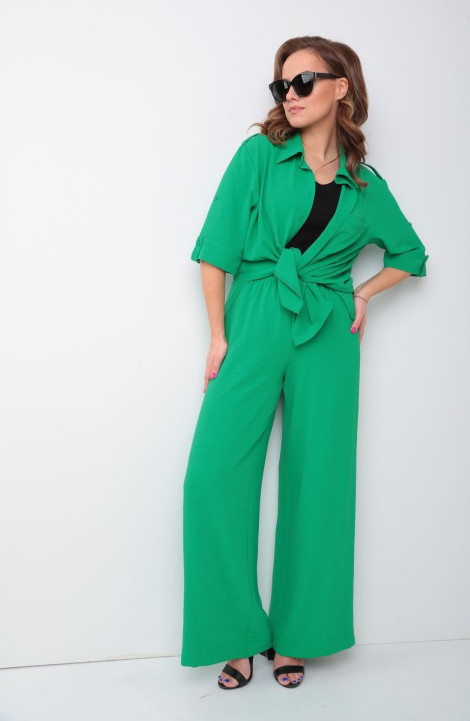 Брючный комплект Andrea Fashion 3 зелёный