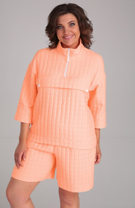 Женский комплект с шортами Mubliz 058 оранжевый