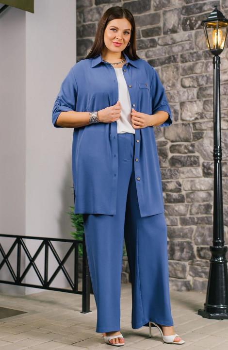 Брючный костюм TAEMNA 24006 синий