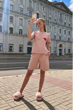 Женский комплект с шортами i3i Fashion 402/1 бежевый