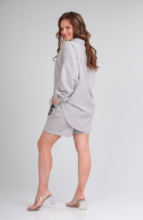Женский комплект с шортами Michel chic 1332 серый