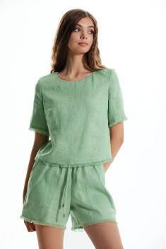 Женский комплект с шортами Golden Valley 6537 зеленый