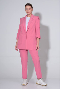 Брючный костюм Liona Style 823 розовый