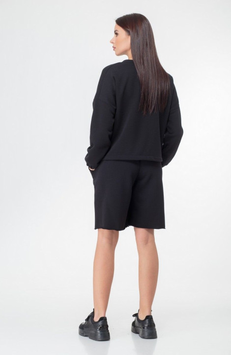 Женский комплект с шортами Anelli 1012 черный