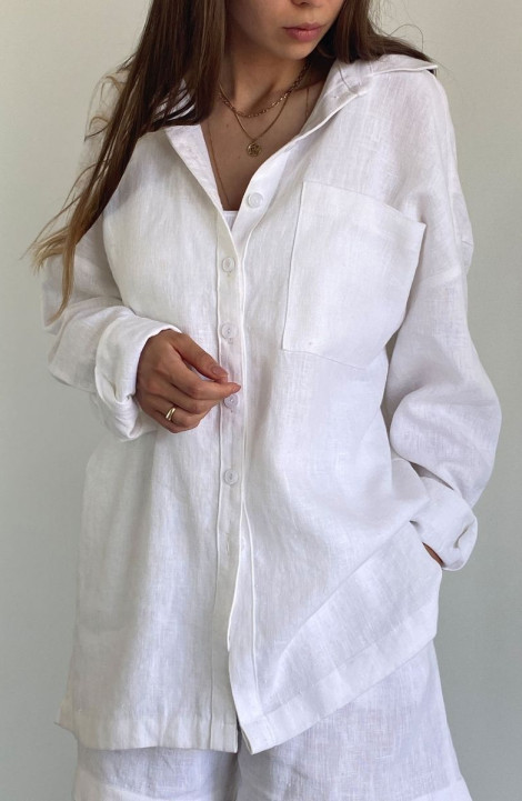 Женский комплект с шортами Mirolia 1167 белый