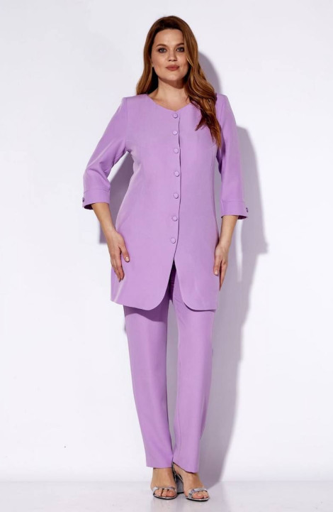 Брючный костюм Viola Style 20630-Л лиловый